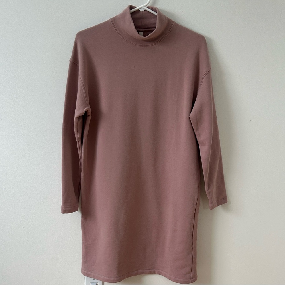 Babaton Mauve Dust Cornell Long Sleeve Dress